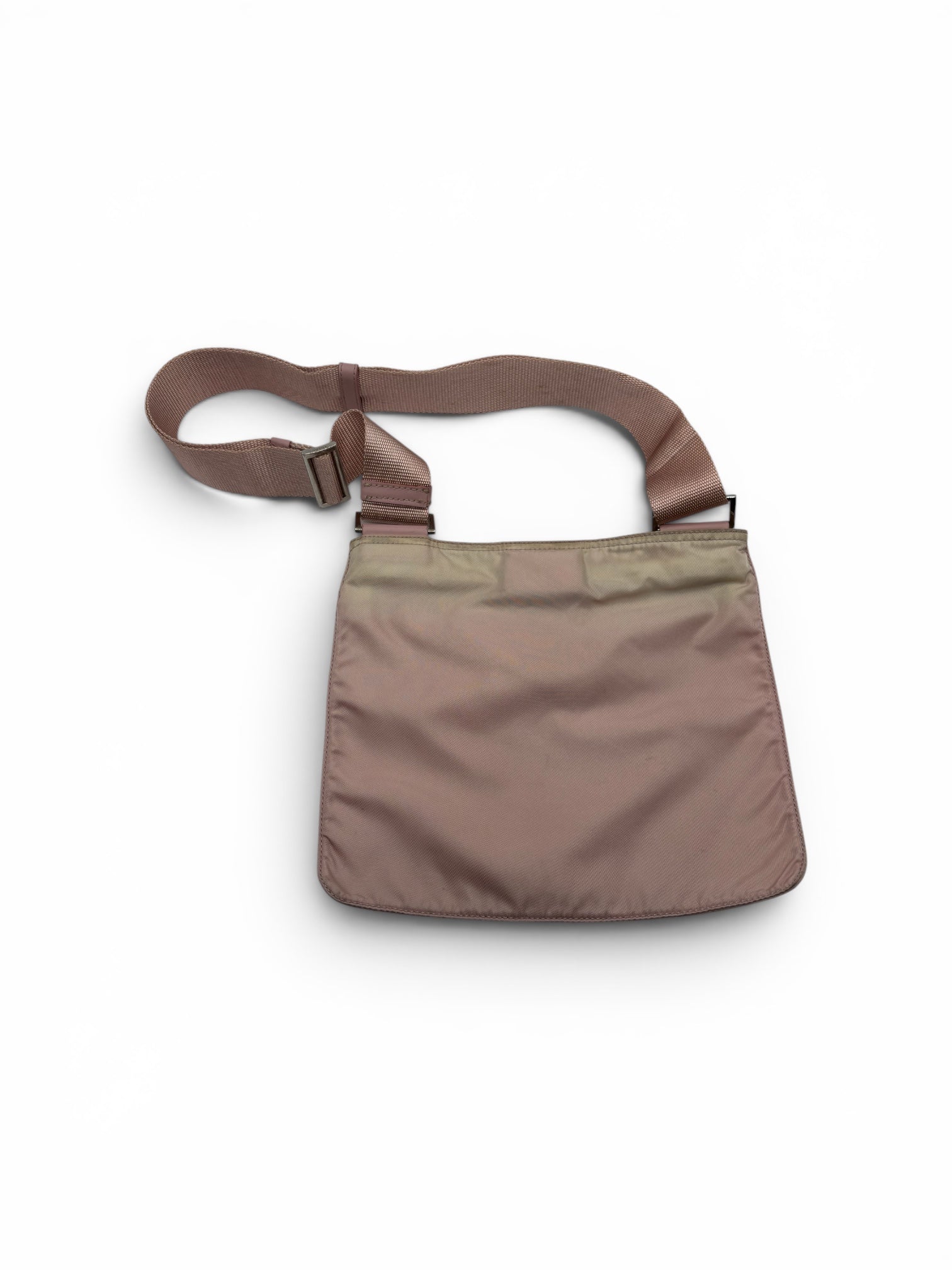 Prada Pink Nylon Side Bag