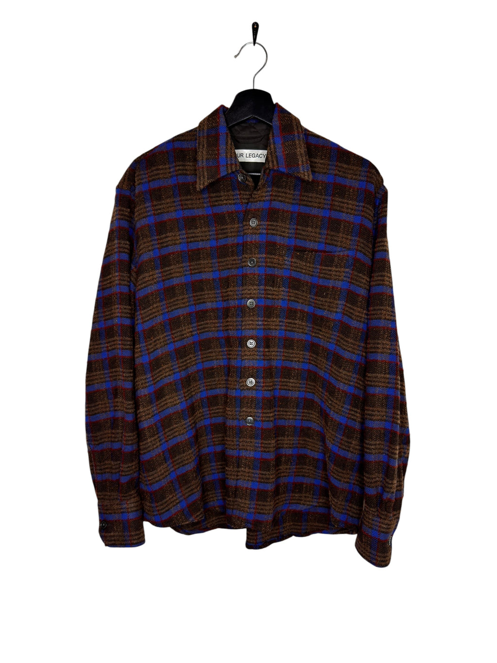 Our Legacy Above Shirt Blue/Brown (44)
