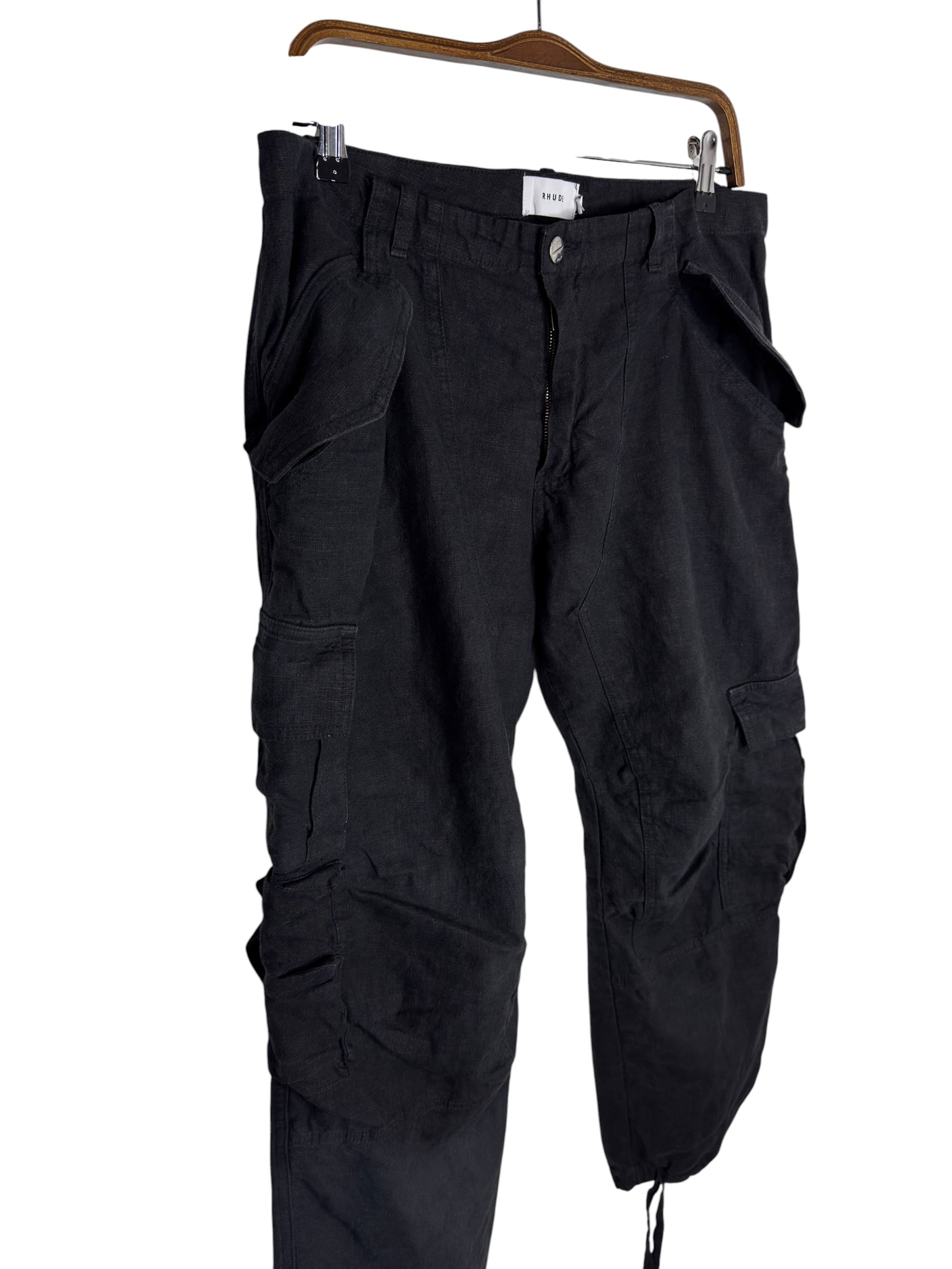 Rhude Linen Utility Cargo Pants (L)