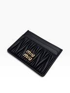 Miu Miu Black Nappa Cardholder