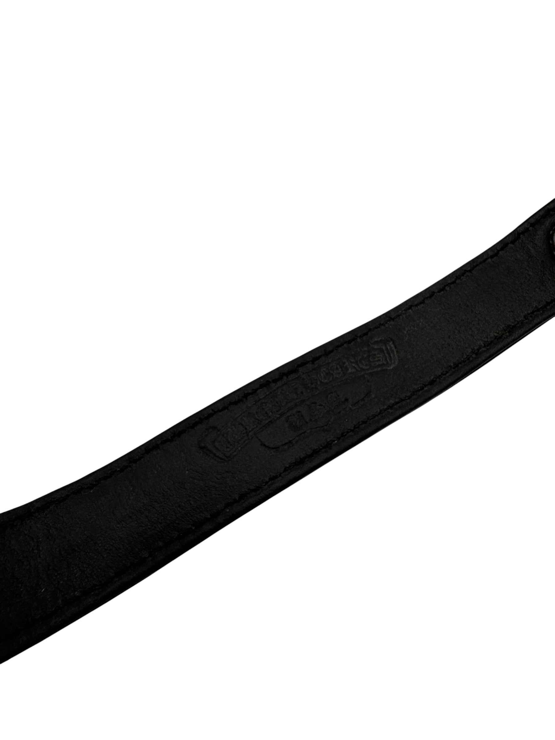 Chrome Hearts Cross Leather Bracelet