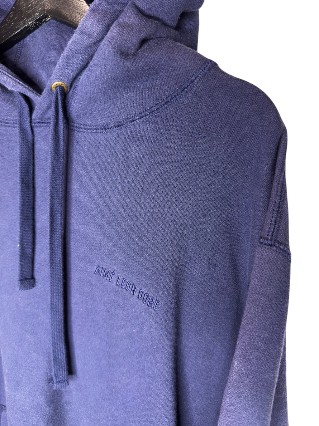 Aime Leon Dore Navy Logo Hoodie (XL)