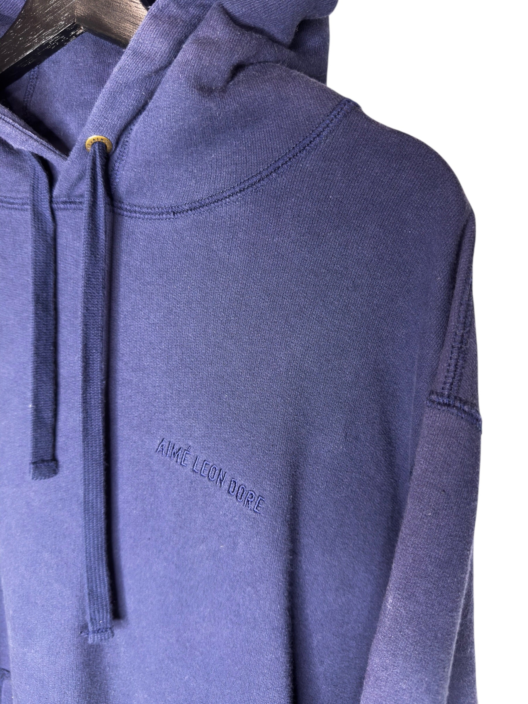 Aime Leon Dore Navy Logo Hoodie (XL)