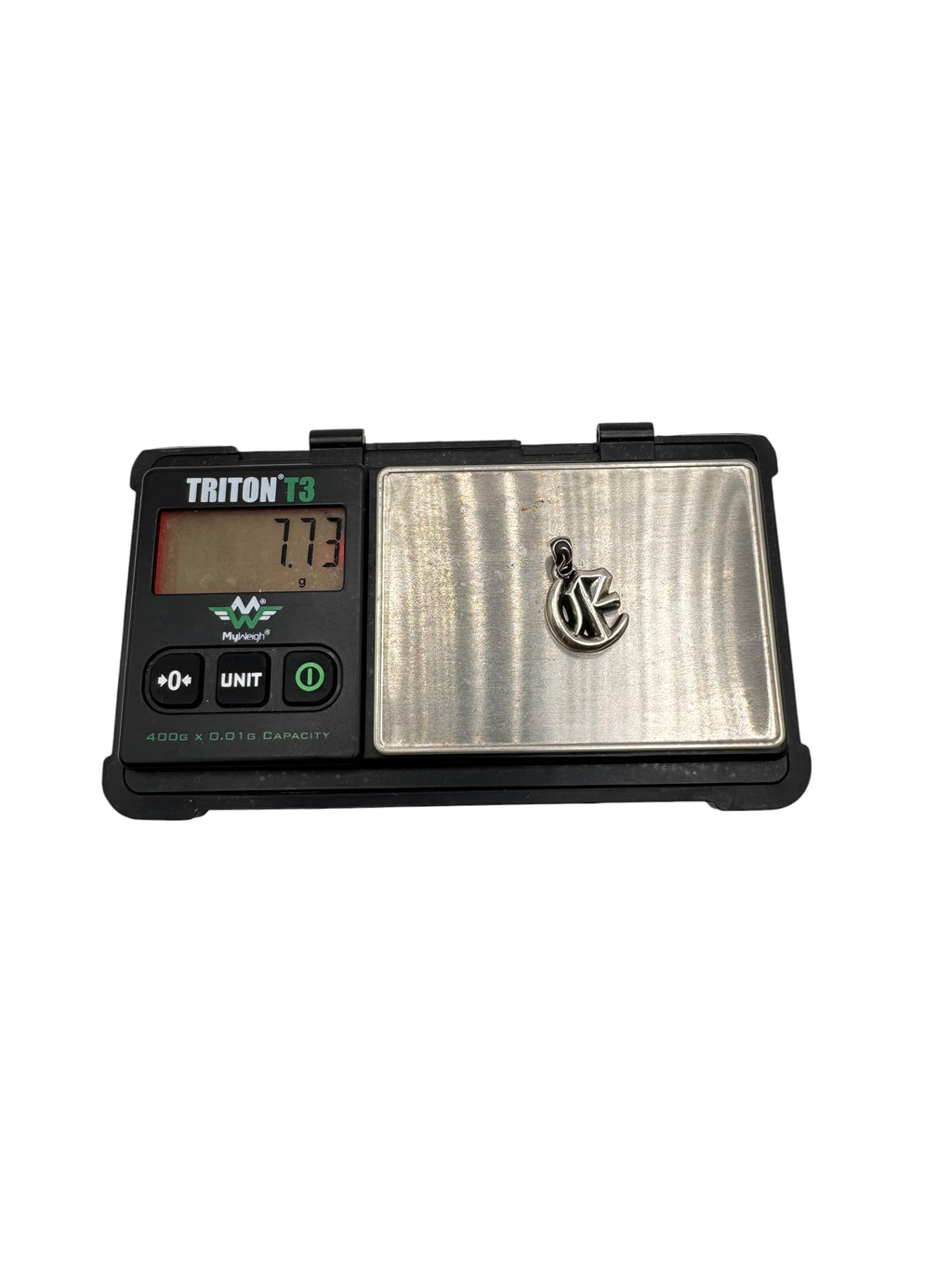 Chrome Hearts E Initial Pendant