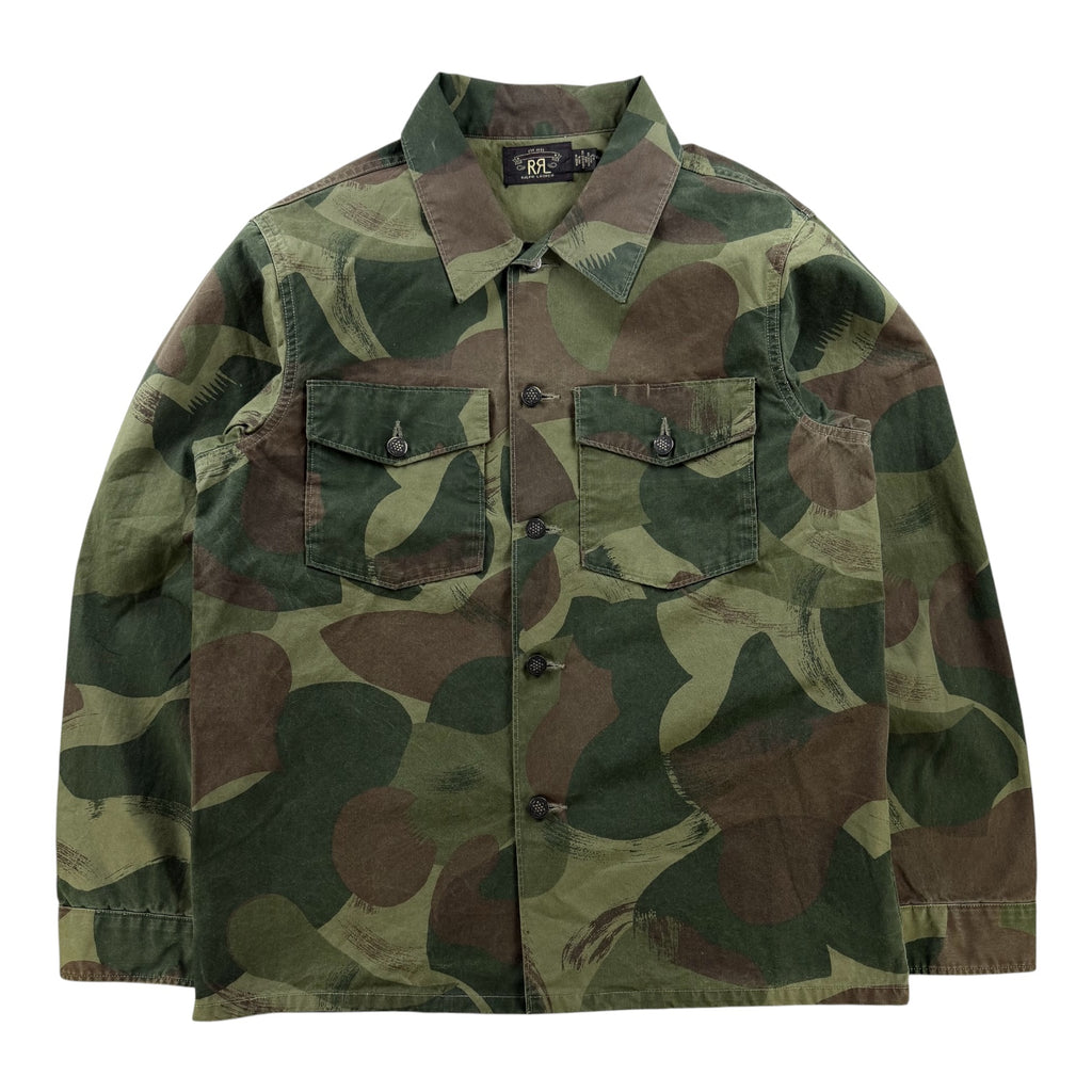 RRL Camo Poplin Overshirt