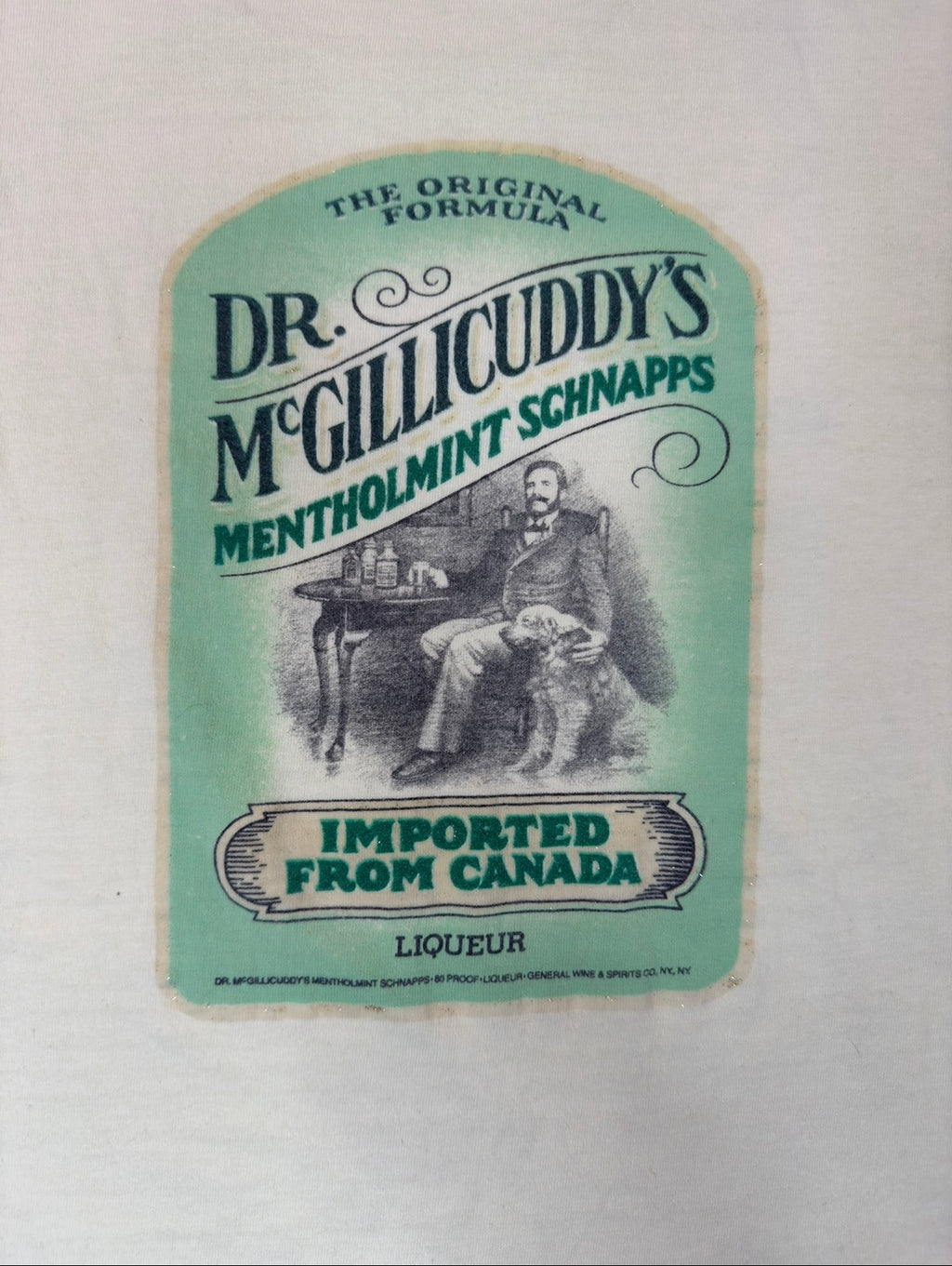 Vintage 80s Dr. McGillicuddys Shchnapps Tee (M)