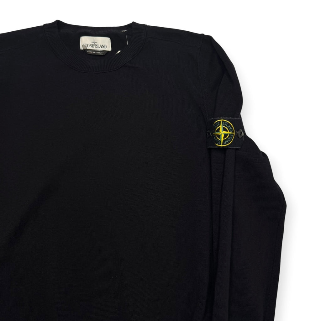 Stone Island Black Knit Pullover