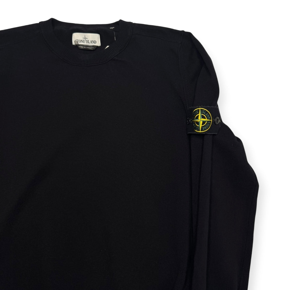 Stone Island Black Knit Pullover