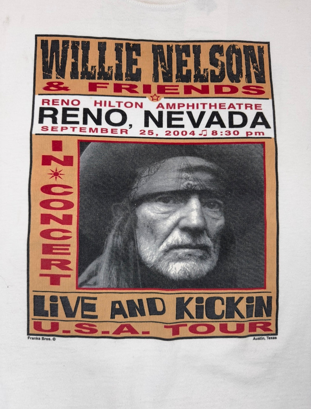 Vintage ‘04 Willie Nelson Tee (XL)
