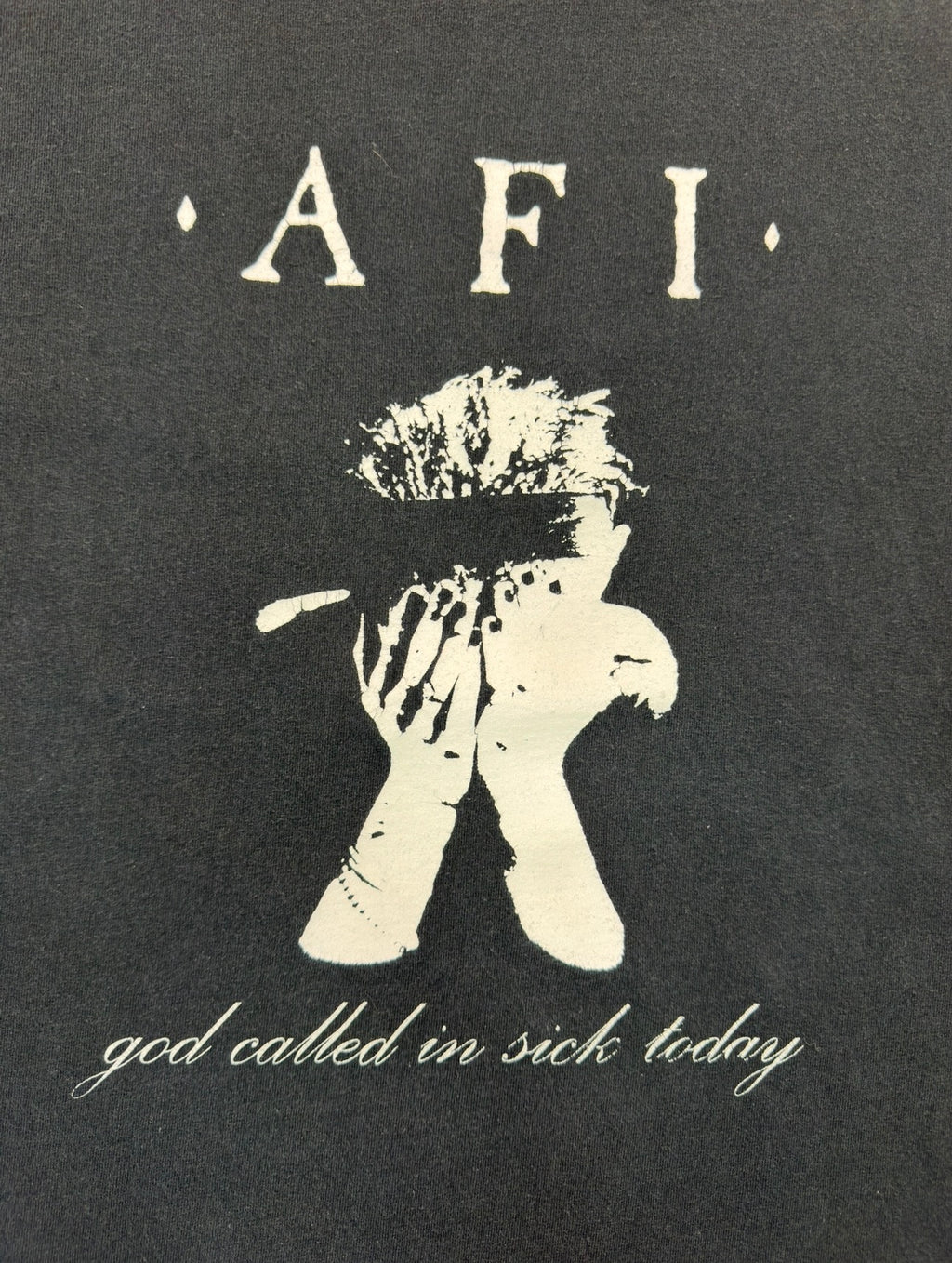 Vintage AFI God Called Sick Tee (L)
