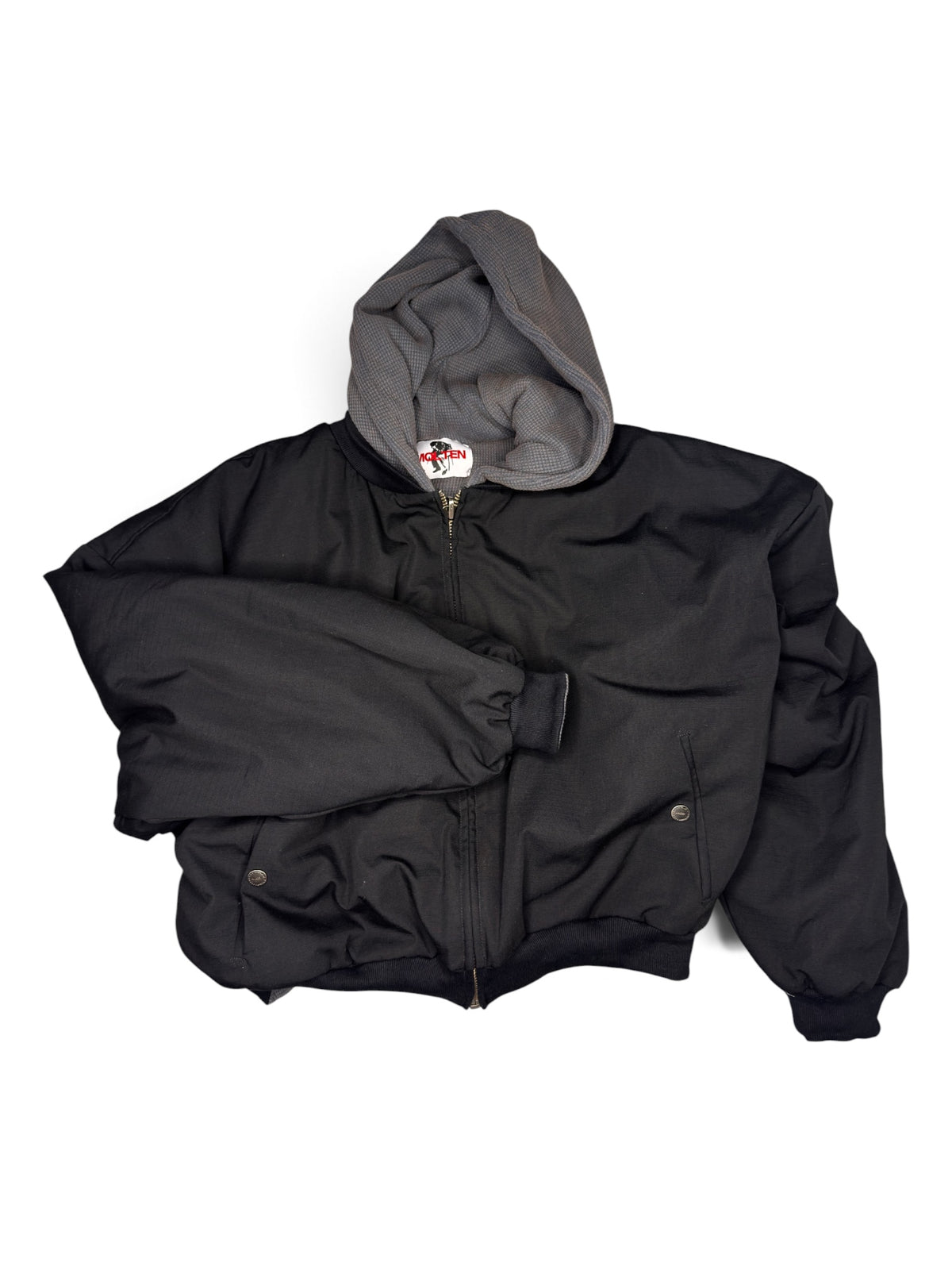 Molton Thermal Lined Hooded Bomber Jacket