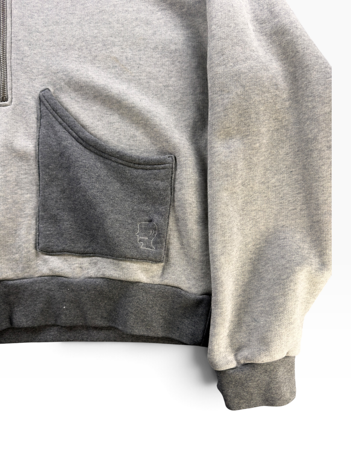 Brain Dead 2 Pocket Half Zip Hoodie