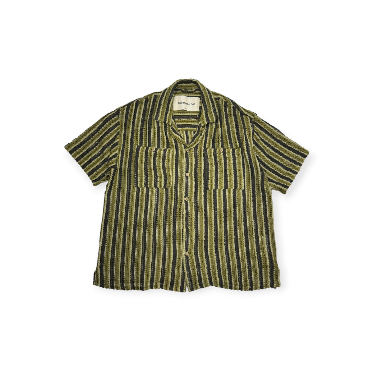 Andersson Bell Knit Open Collar Shirt