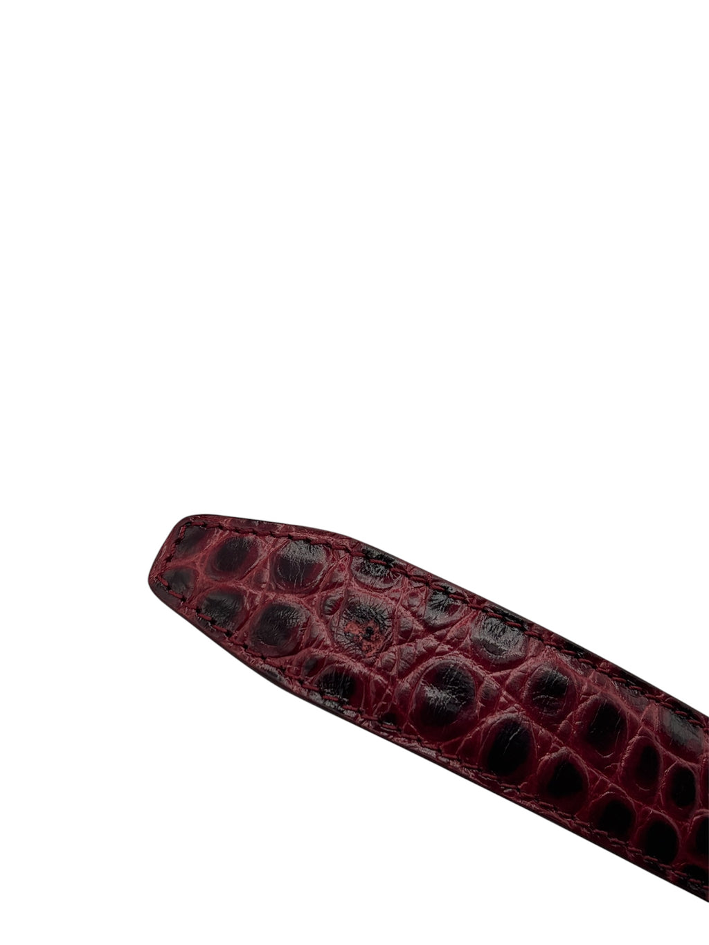 Balenciaga Mock Croc Leather Belt (70CM)