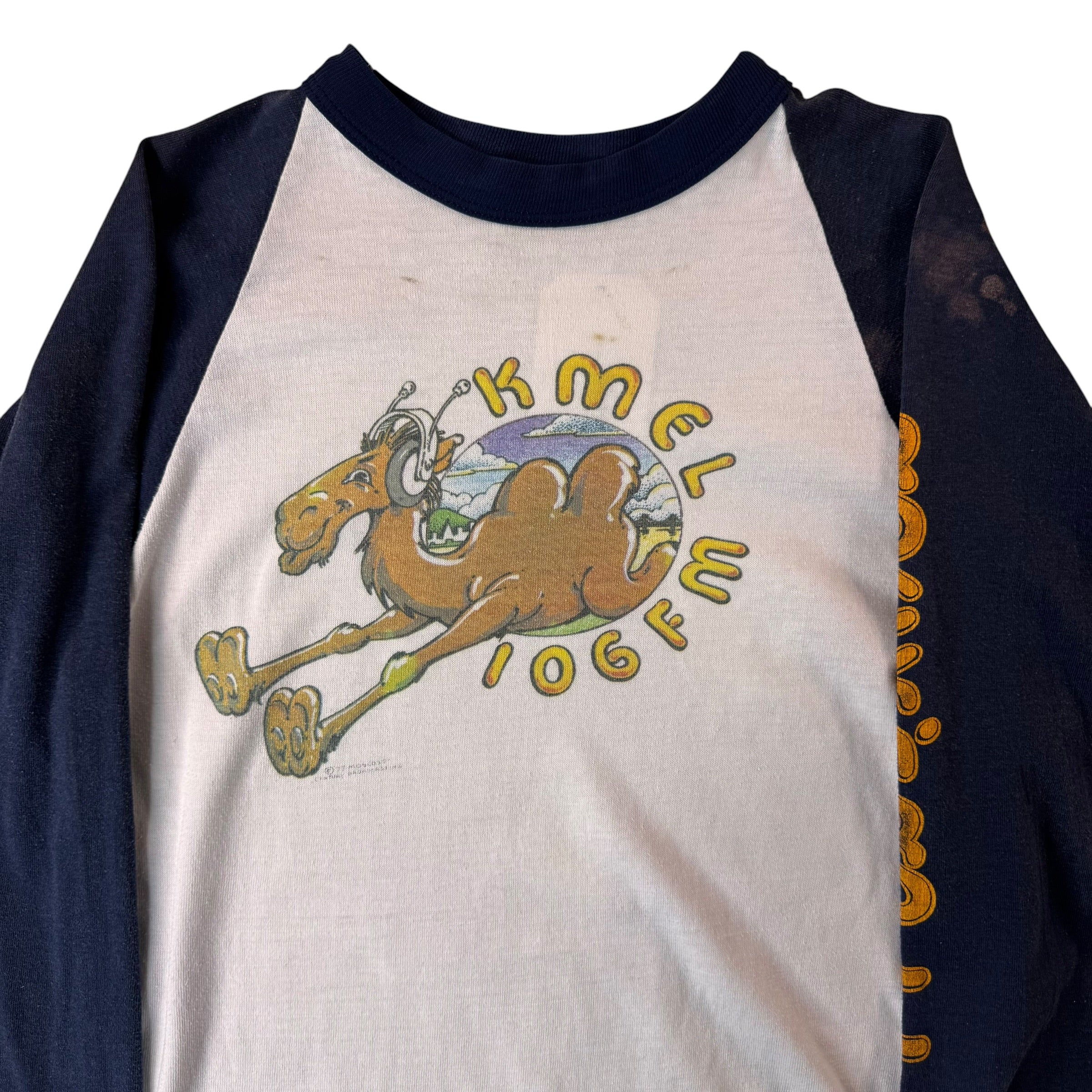 Vintage 70s Kmel Rock N Roll Quarter Sleeve