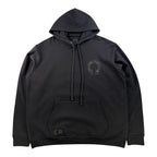 Chrome Hearts Black Tonal Floral Hoodie