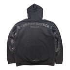 Chrome Hearts Black Tonal Floral Hoodie