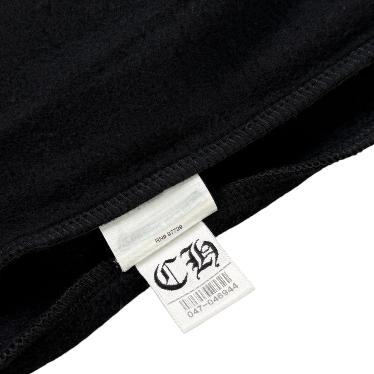 Chrome Hearts Black Tonal Floral Hoodie