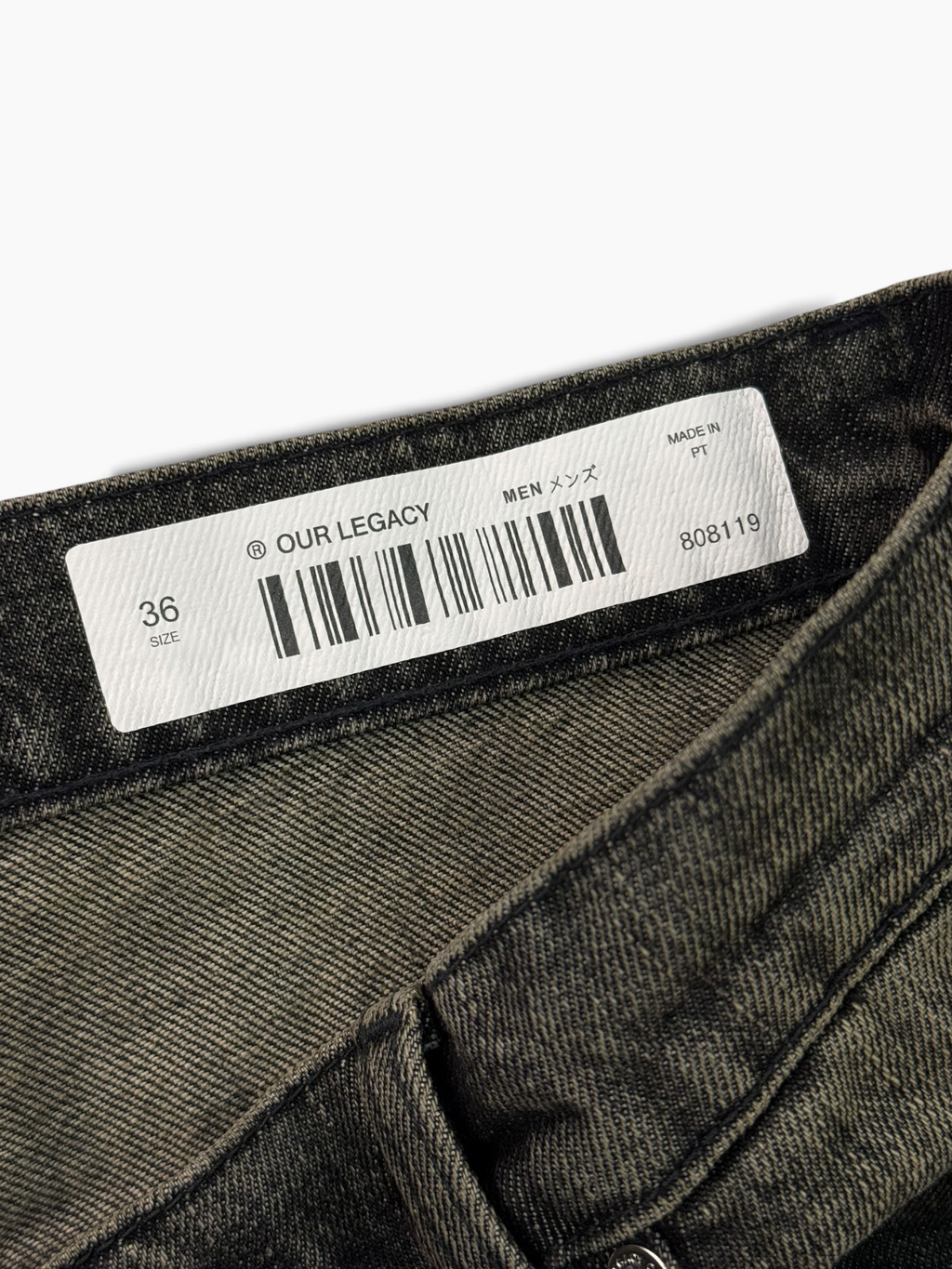 Our Legacy Third Cut Stone Wash Jeans