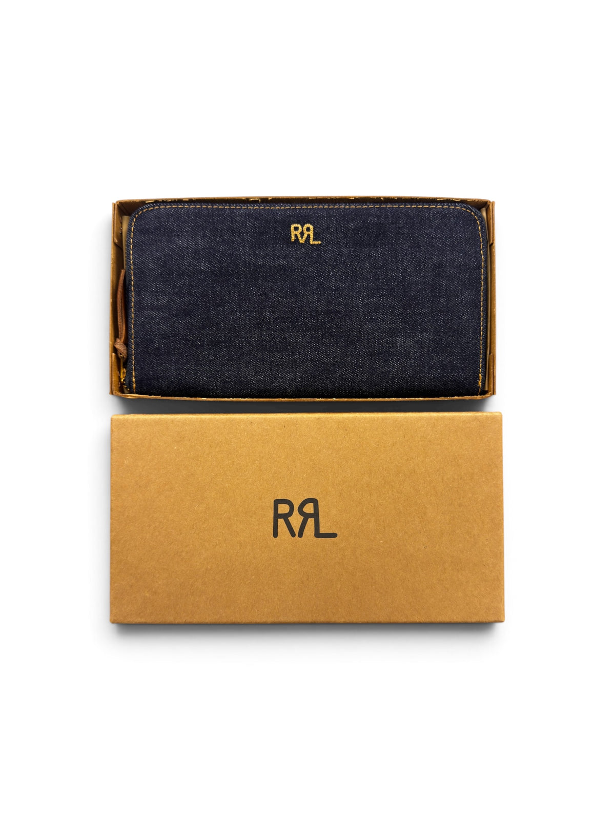 RRL Indigo Denim Wallet