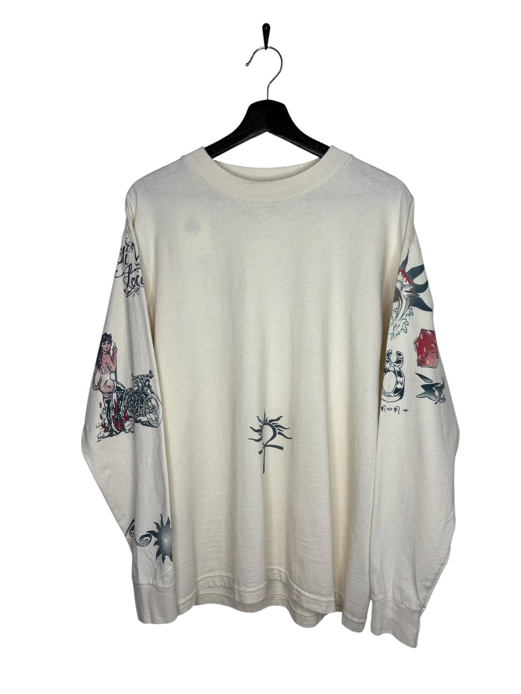 90's Dennis Rodman Tattoo Longsleeve (L)