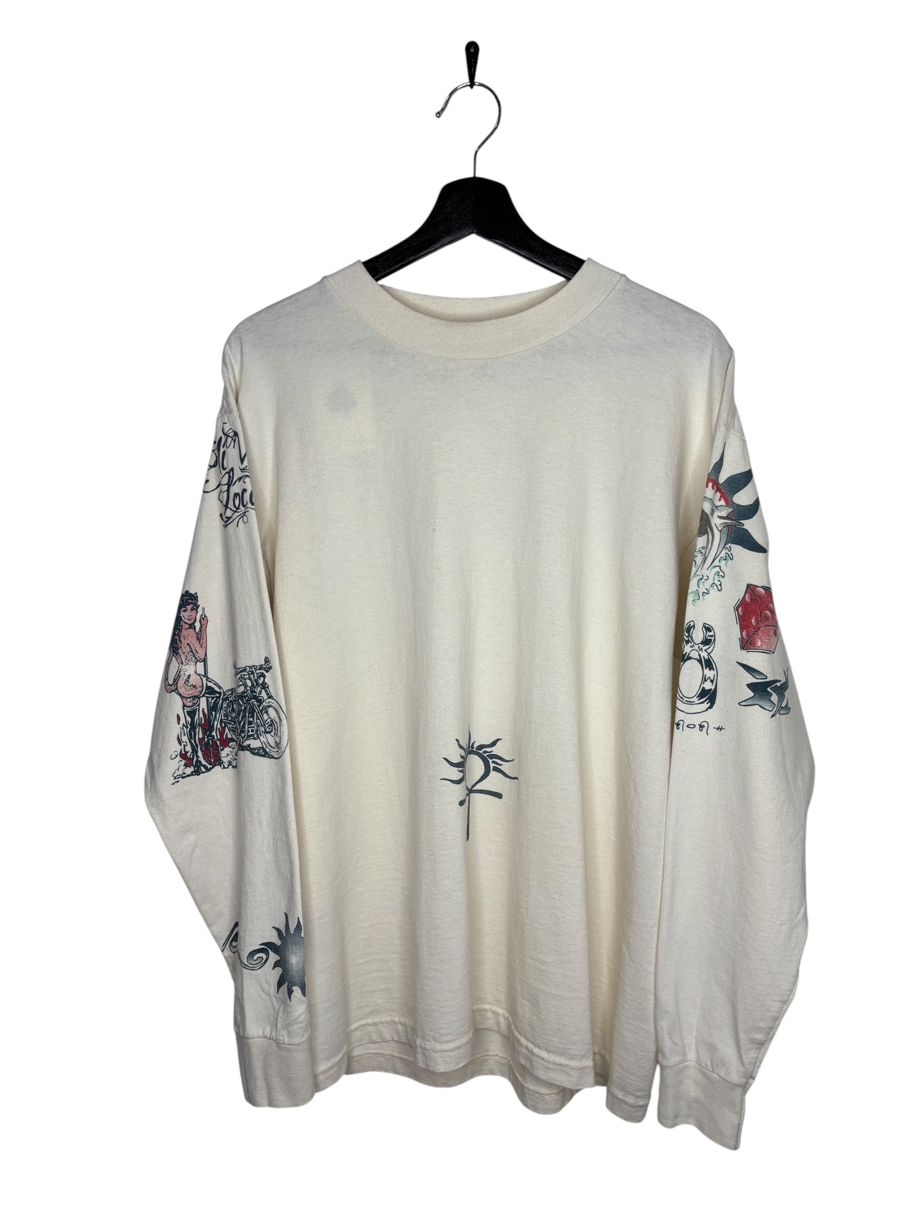 90's Dennis Rodman Tattoo Longsleeve (L)