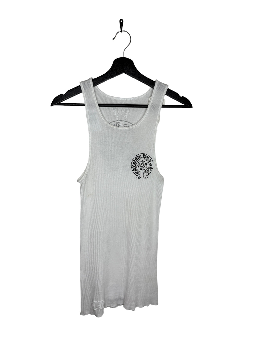 Chrome Hearts White Horseshoe Tank (M)