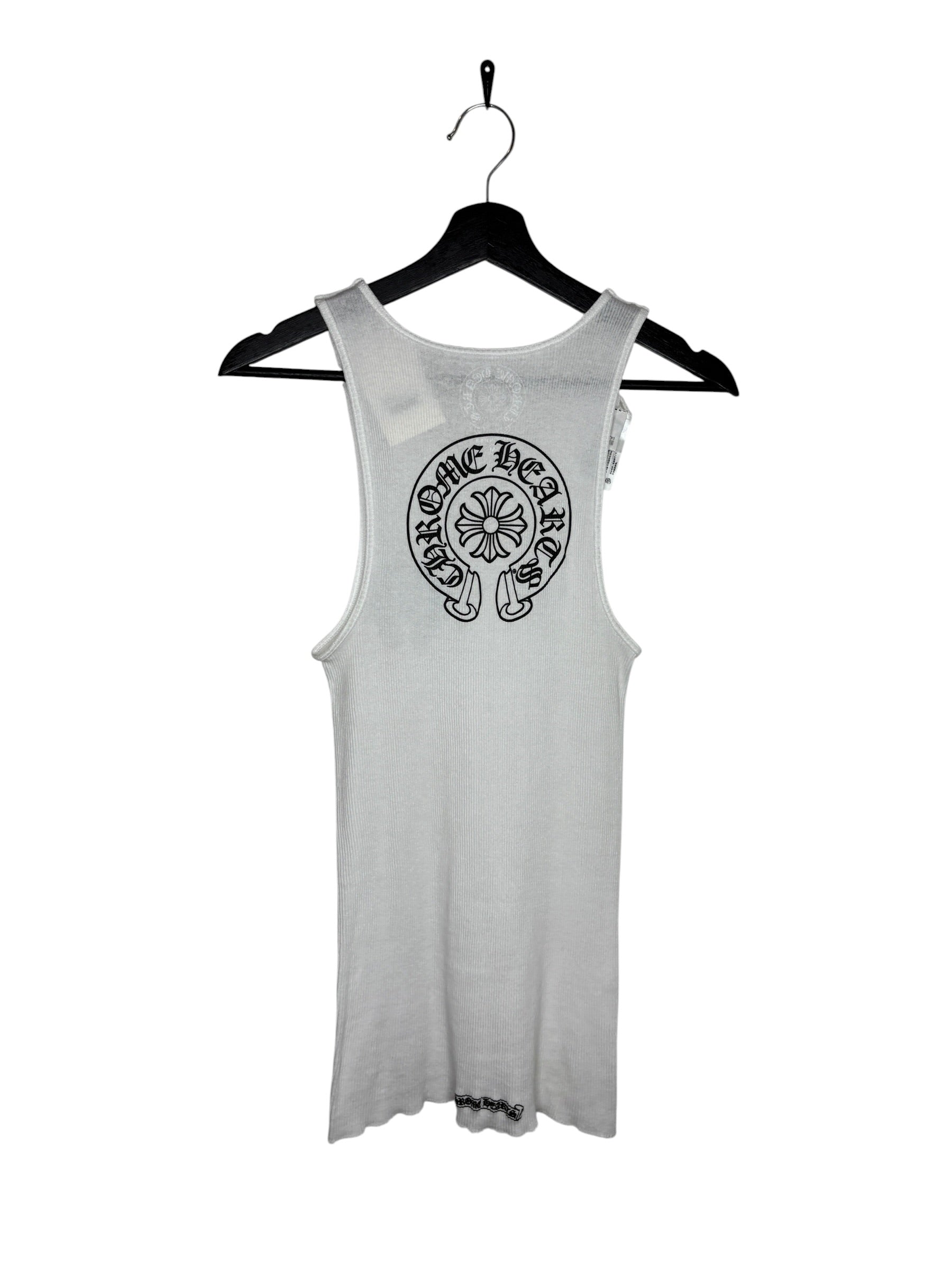 Chrome Hearts White Horseshoe Tank (M)