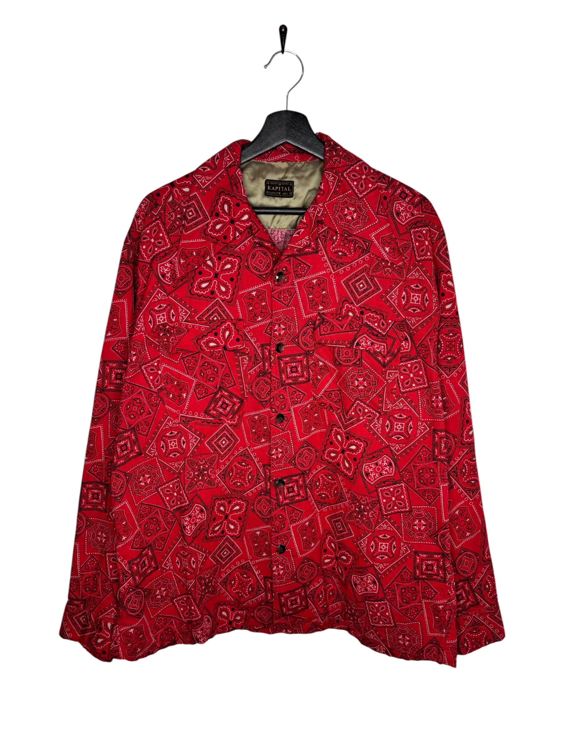 Kapital Red Bandana Shirt (3)
