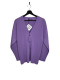Issey Miyake Homme Plisse Purple Pleated Cardigan (M)