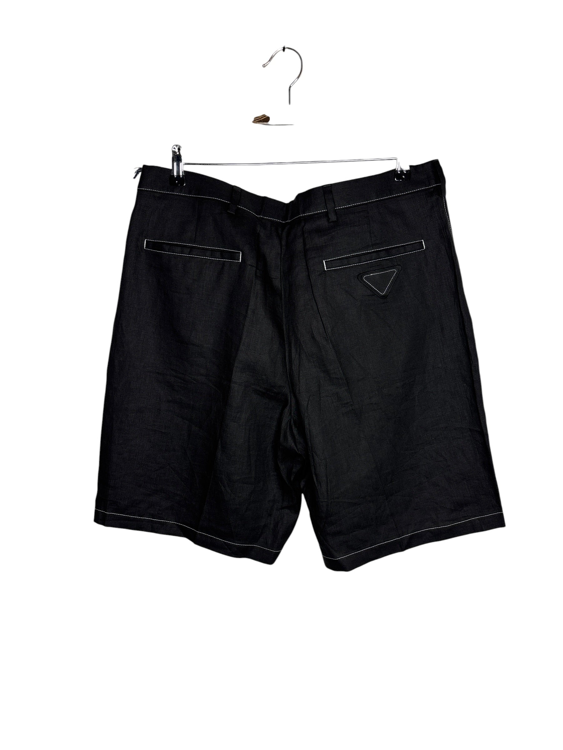 Prada Linen Bermuda Shorts (50)