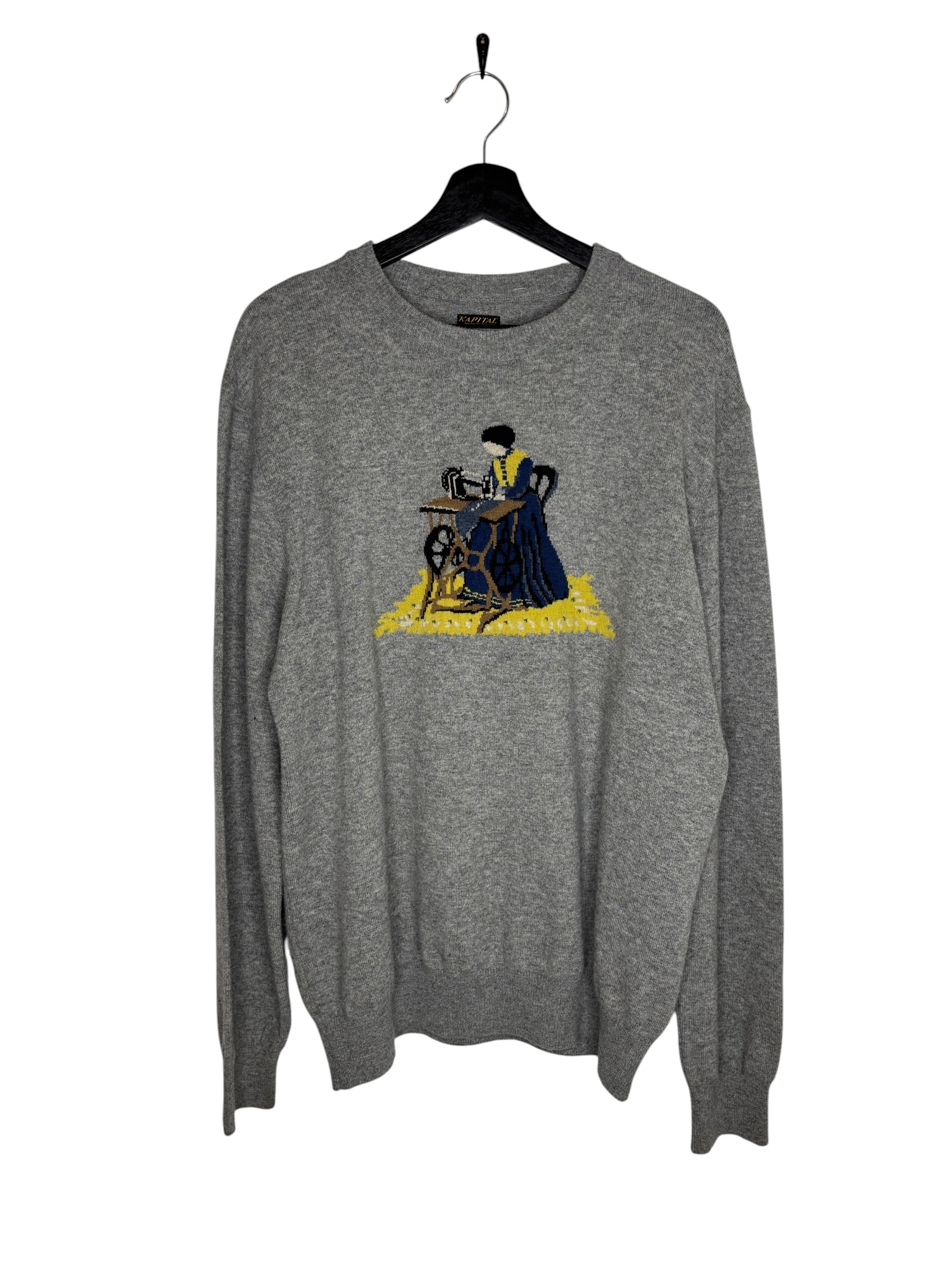 Kapital 12G Wool Sewing Crewneck (3)