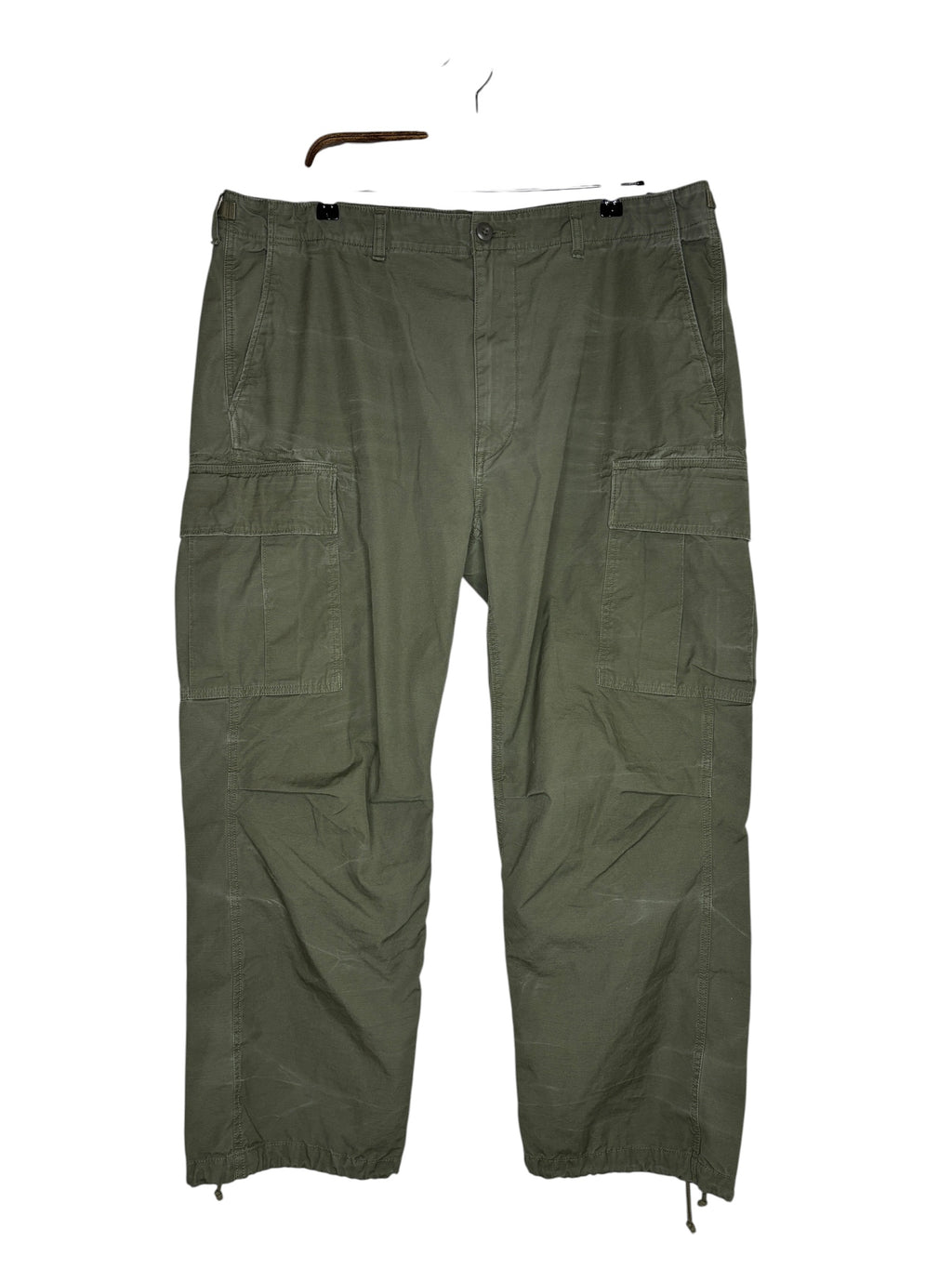 Polo Olive Green Cargo Relaxed Fit Pants (40)