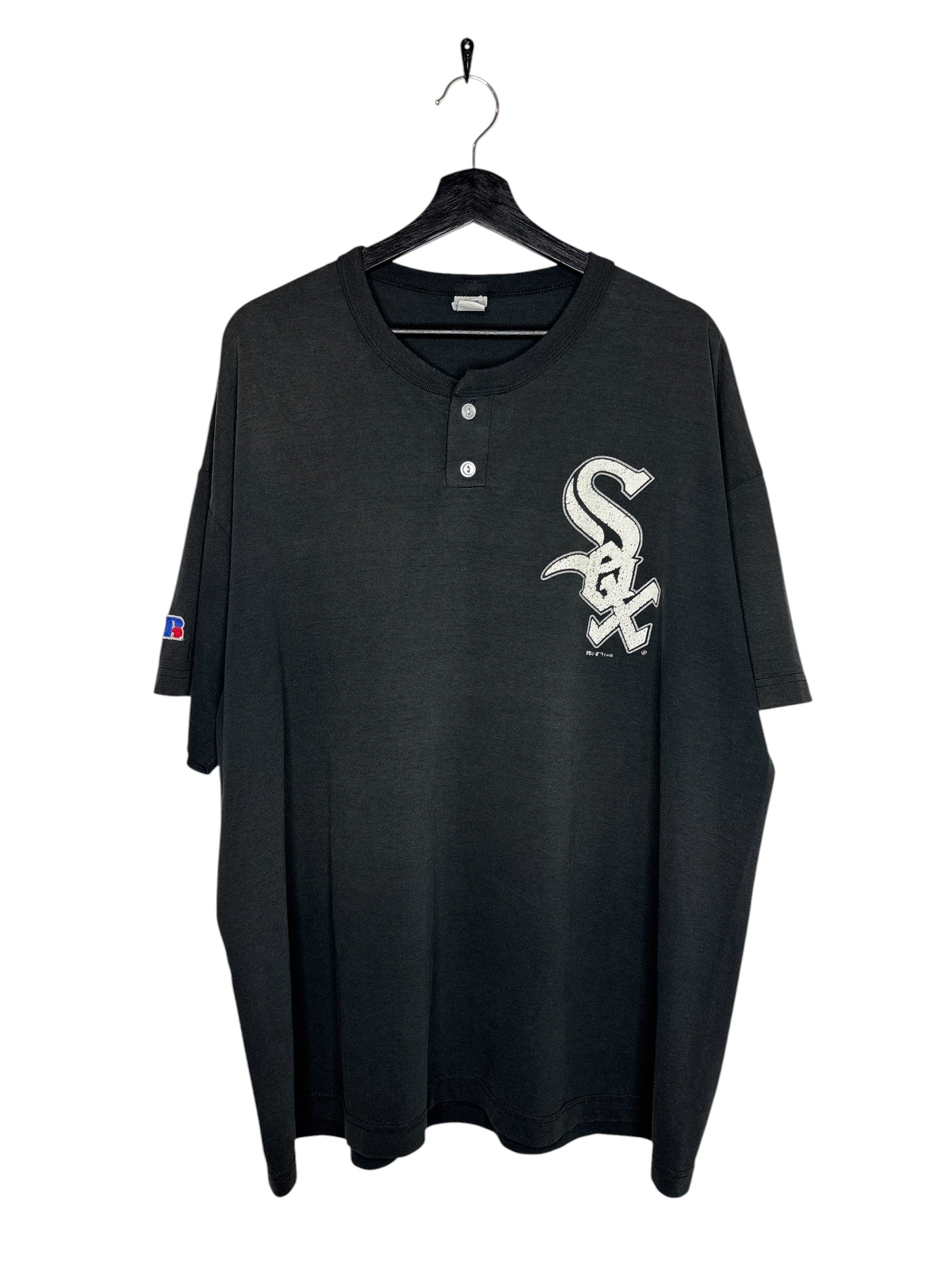 90's White Sox Button Shirt (XXL)
