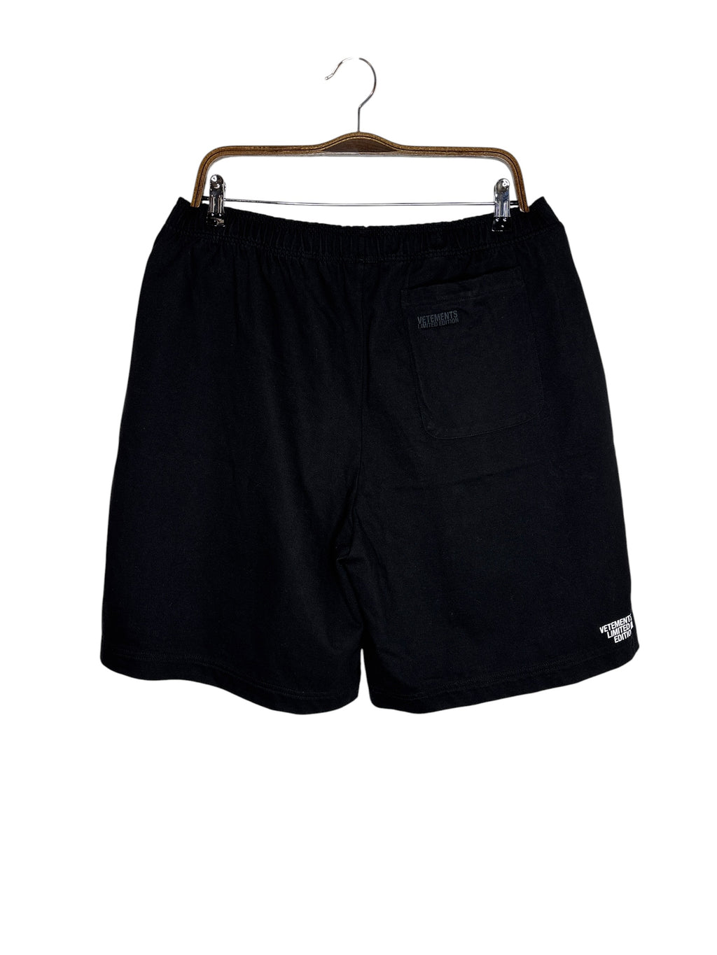 Vetements Cotton Logo Shorts Black (L)