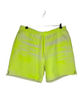 Alexander Wang Yellow Dyed Logo French Terry Shorts  (XL)