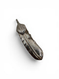 Goros Silver Feather Pendant